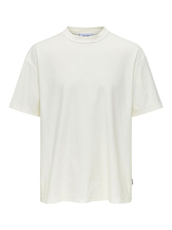 Only & Sons - ONSDAWUD LOOSE WASHED SS TEE Erkek White T-Shirt - 22032313