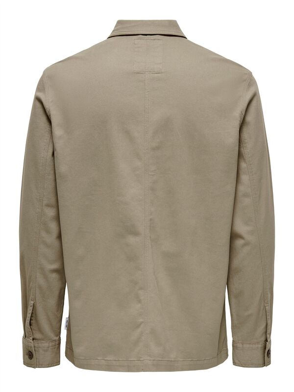 ONSDIEGO TWILL LS CHORE OVERSHIRT Erkek Kahverengi UK Gömlek - 22030121 ONSDIEGO TWILL LS CHORE OVERSHIRT Erkek Kahverengi UK Gömlek - 22030121