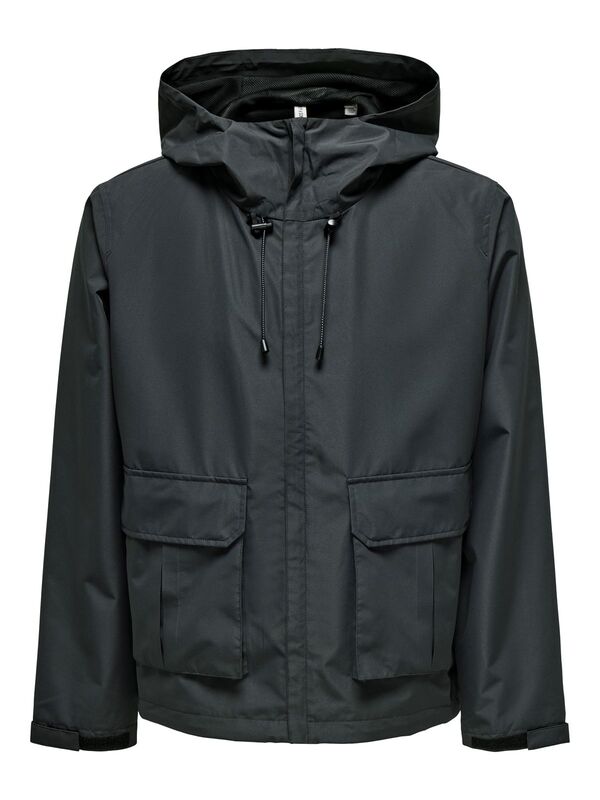 ONSDONNY LIFE WR JACKET OTW Erkek Black Mont - 22034725