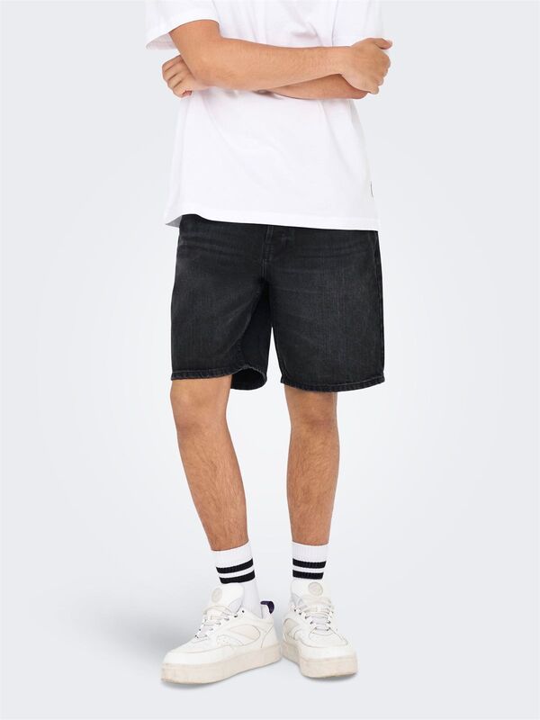 ONSEDGE BLACK 2047 TAI DNM SHORTS NOOS Erkek Siyah Şort - 22032047