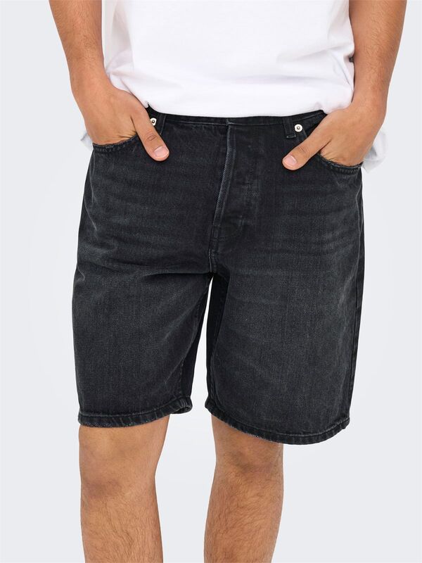 ONSEDGE BLACK 2047 TAI DNM SHORTS NOOS Erkek Siyah Şort - 22032047