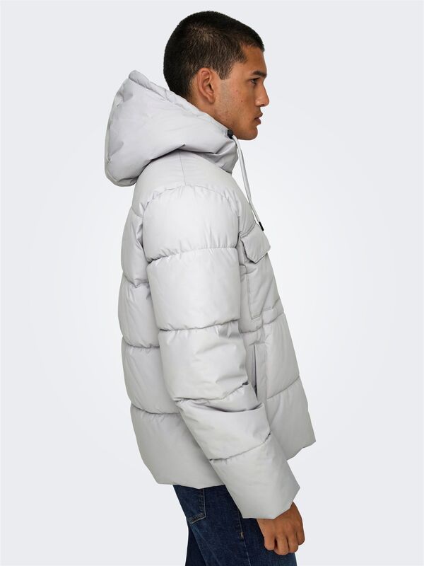 ONSELIJAH PCKT. HOOD JACKET OTW NOOS Erkek Mavi Mont - 22029661