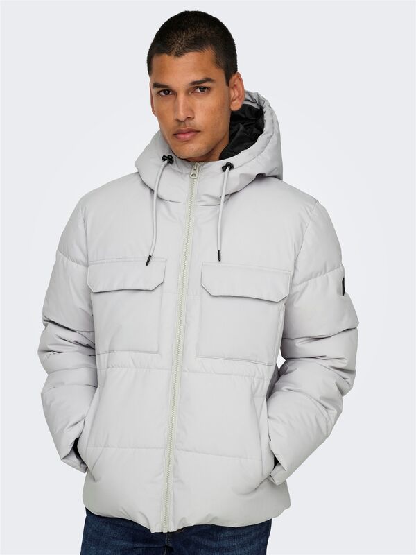 ONSELIJAH PCKT. HOOD JACKET OTW NOOS Erkek Mavi Mont - 22029661