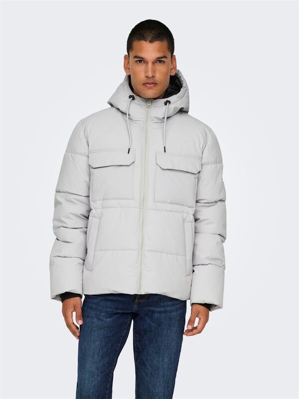 ONSELIJAH PCKT. HOOD JACKET OTW NOOS Erkek Mavi Mont - 22029661