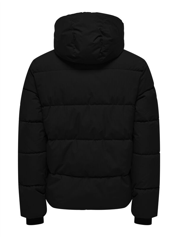 ONSELIJAH PCKT. HOOD JACKET OTW NOOS Erkek Siyah Mont - 22029661