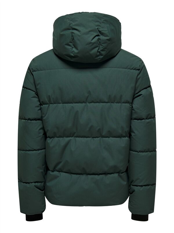 ONSELIJAH PCKT. HOOD JACKET OTW NOOS Erkek Yeşil Mont - 22029661
