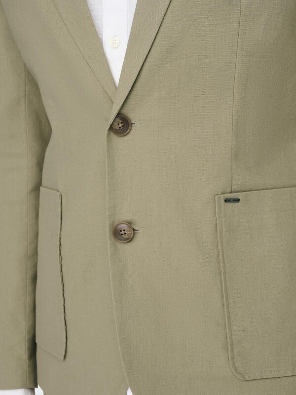 ONSEVE CASUAL LINEN 0048 BLAZER Erkek Gri Ceket - 22025788