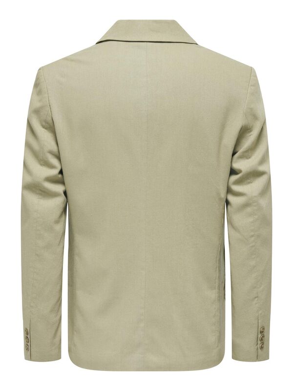ONSEVE CASUAL LINEN 0048 BLAZER Erkek Gri Ceket - 22025788