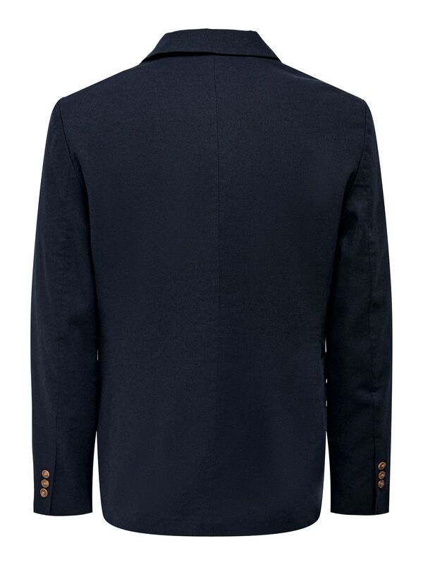 ONSEVE CASUAL LINEN 0048 BLAZER Erkek Mavi Ceket - 22025788