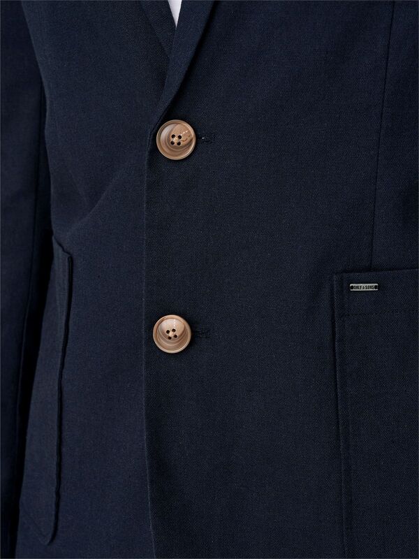 ONSEVE CASUAL LINEN 0048 BLAZER Erkek Mavi Ceket - 22025788