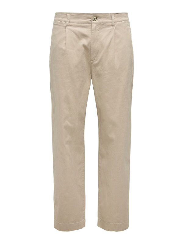 Only & Sons - ONSFADE NICKY LOOSE CHINO 0241 PANT Erkek Gri Pantolon - 22034801