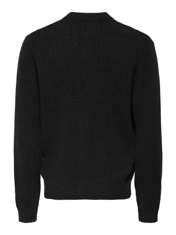 ONSFERGAL LIFE REG 7 RIB CARD KNIT Erkek Gri Hırka - 22030209