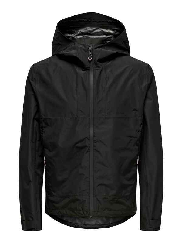 Only & Sons - ONSFINLYSTORM JACKET ATHL CS Erkek Siyah Mont - 22034367