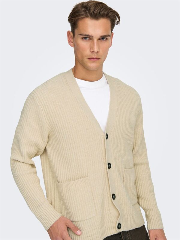 ONSFRAME RLX CARDIGAN KNIT Erkek Gray Hırka - 22033787