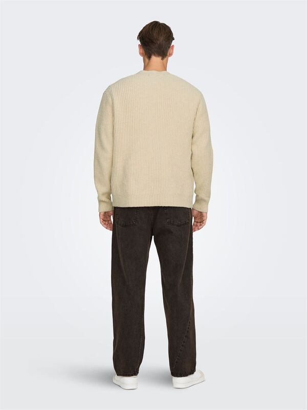 ONSFRAME RLX CARDIGAN KNIT Erkek Gray Hırka - 22033787