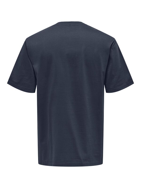 ONSFRED LIFE RLX SS TEE NOOS Erkek Blue T-Shirt - 22022532