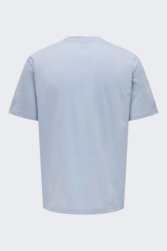 ONSFRED LIFE RLX SS TEE NOOS Erkek Mavi T-Shirt - 22022532