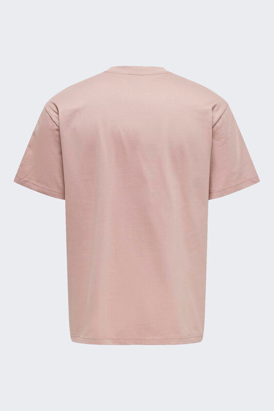 ONSFRED LIFE RLX SS TEE NOOS Erkek Pembe T-Shirt - 22022532