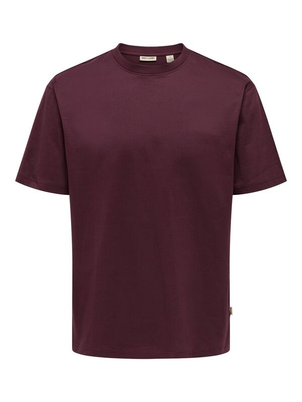 ONSFRED LIFE RLX SS TEE NOOS Erkek Red T-Shirt - 22022532