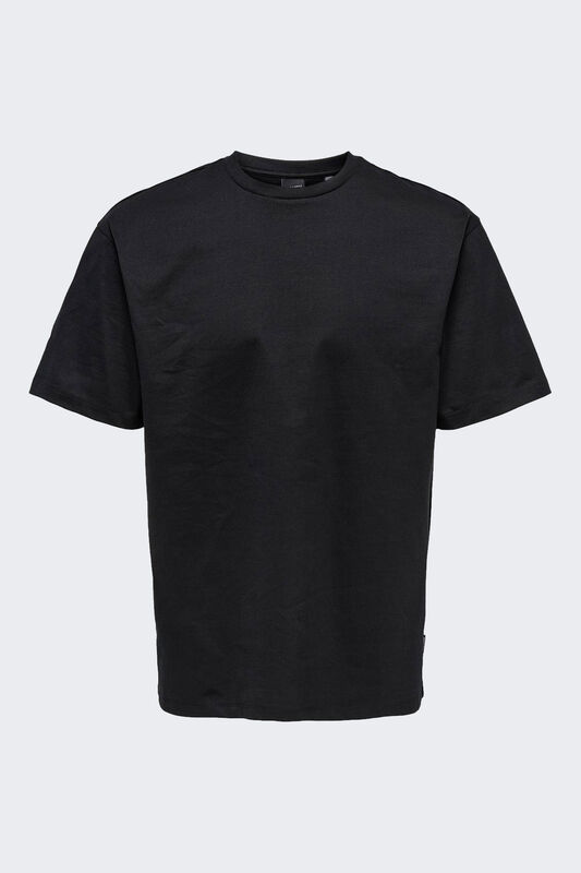 Only & Sons - ONSFRED LIFE RLX SS TEE NOOS Erkek Siyah T-Shirt - 22022532