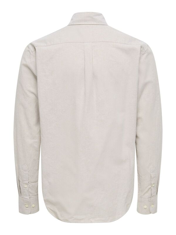 ONSGATON REG LS SHIRT 0360 FRML Erkek Gri Gömlek - 22034511