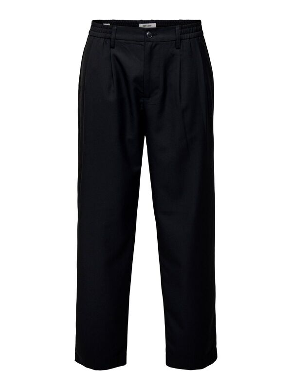 Only & Sons - ONSGENOVA TAILORED 0380 PANT Erkek Siyah Pantolon - 22035027