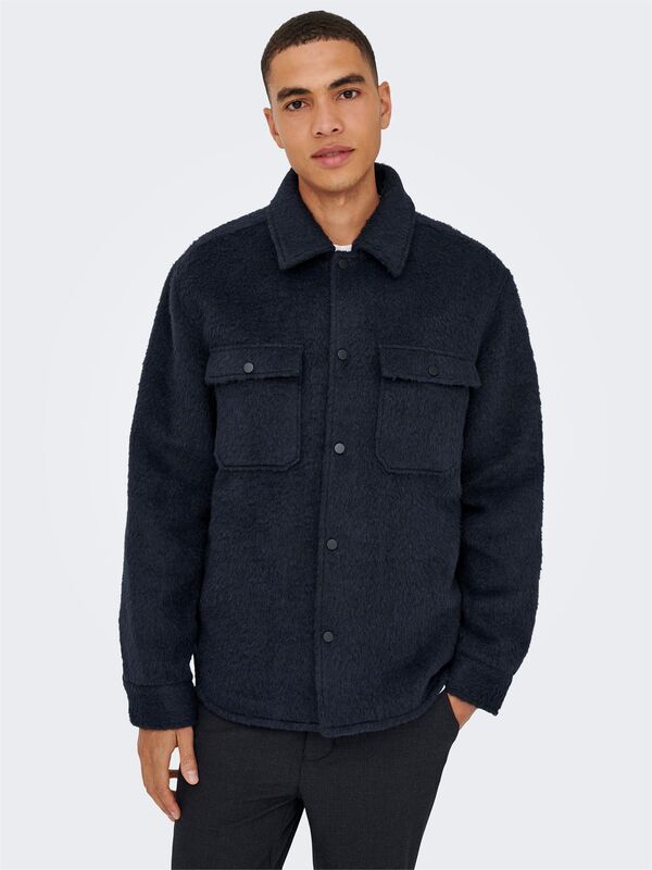 Only & Sons - ONSGIO LF PADDED JACKET OTW Erkek Blue Mont - 22034092