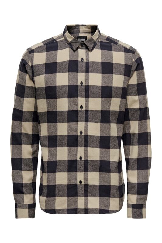 Only & Sons - Onsgudmund Ls Checked Shirt Noos Erkek Lacivert UK Gömlek - 22007112 Only & Sons - Onsgudmund Ls Checked Shirt Noos Erkek Lacivert UK Gömlek - 22007112