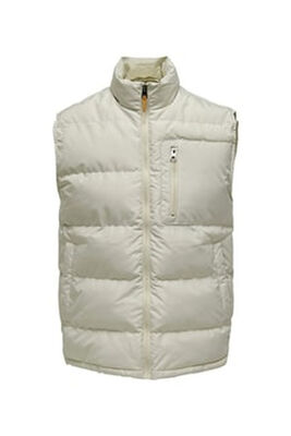Only & Sons - ONSJAKE QUILTED VEST OTW Erkek Sarı Yelek - 22024229