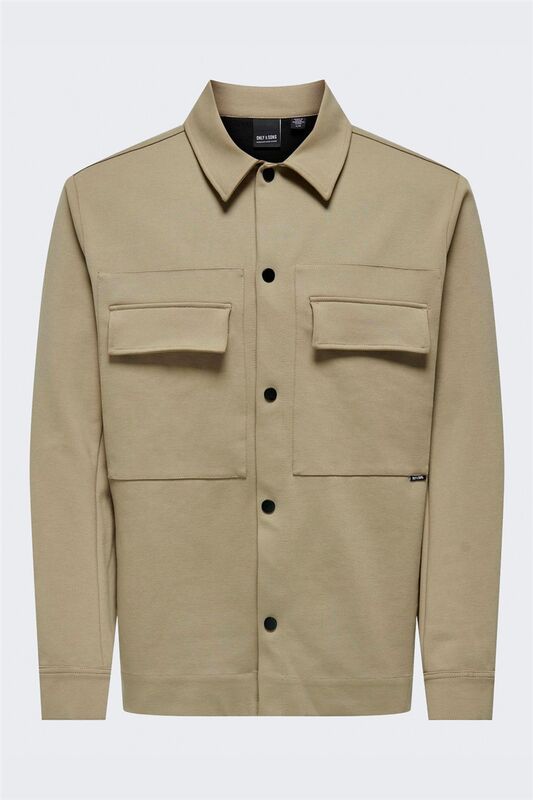 ONSJAKE WORKER JERSEY OVERSHIRT Erkek Kahverengi Ceket - 22026130
