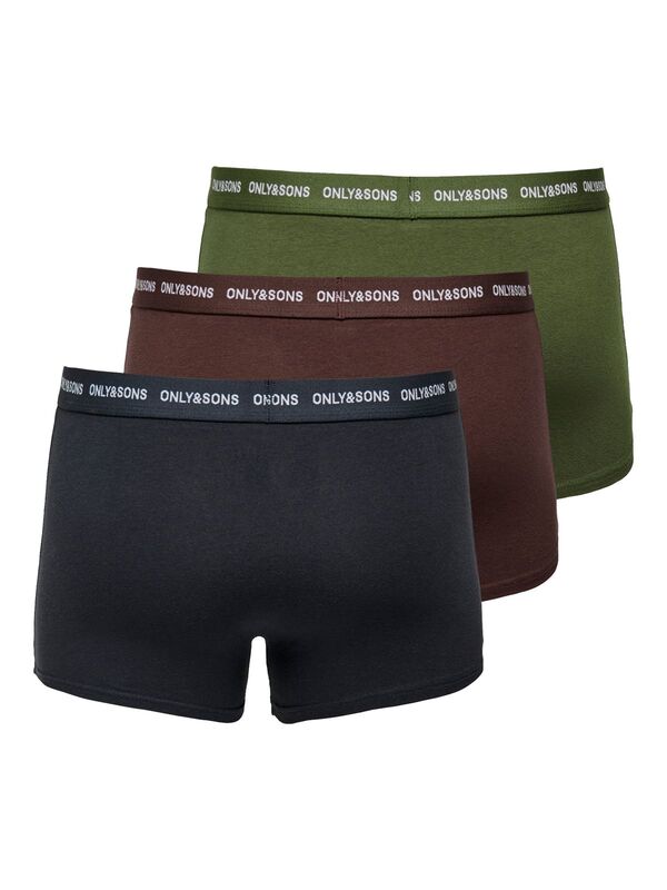 Onskasper Tnt Color Trunks 3-Pack Erkek Kırmızı 3'lü Boxer - 22024529