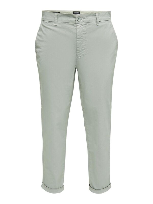 Only & Sons - Onskent Cropped Chino 0022 Pant Noos Erkek Gri Pantolon - 22020400