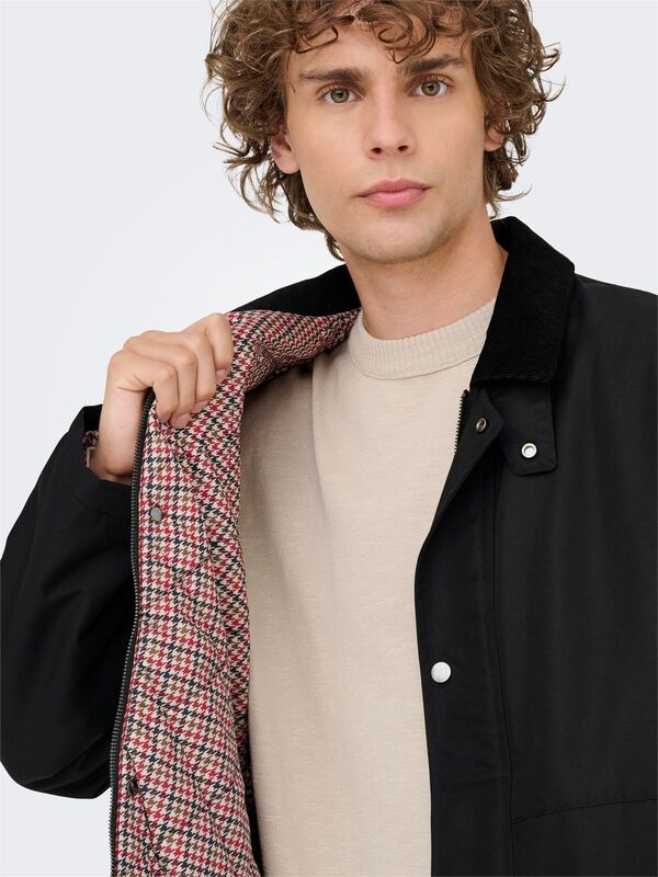 ONSKOSMO PADDED JACKET OTW VD Erkek Black Ceket - 22034856