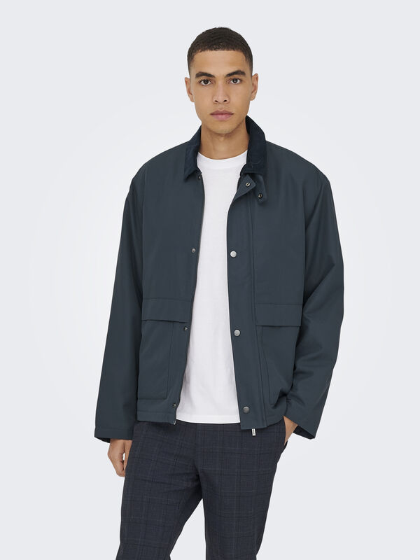 Only & Sons - ONSKOSMO PADDED JACKET OTW VD Erkek Blue Ceket - 22034856