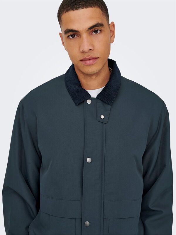 ONSKOSMO PADDED JACKET OTW VD Erkek Blue Ceket - 22034856