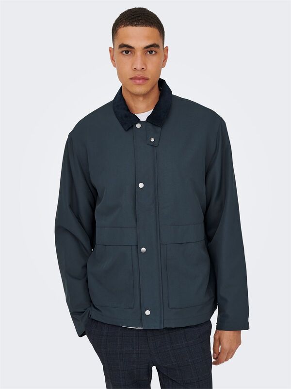 Only & Sons - ONSKOSMO PADDED JACKET OTW VD Erkek Blue Ceket - 22034856