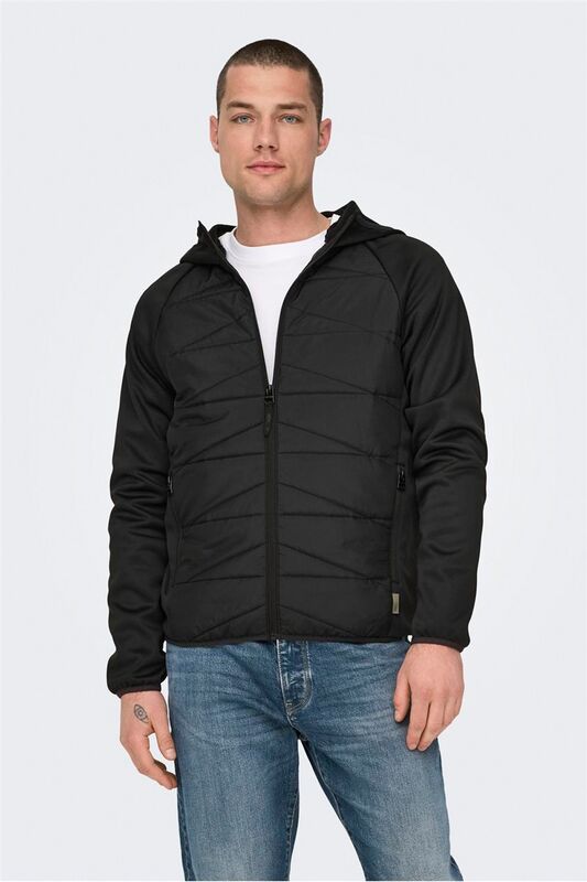 ONSLAN MIX JACKET OTW NOOS Erkek Siyah Mont - 22029643