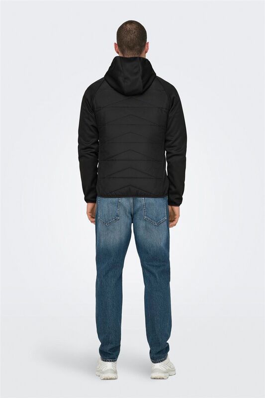 ONSLAN MIX JACKET OTW NOOS Erkek Siyah Mont - 22029643