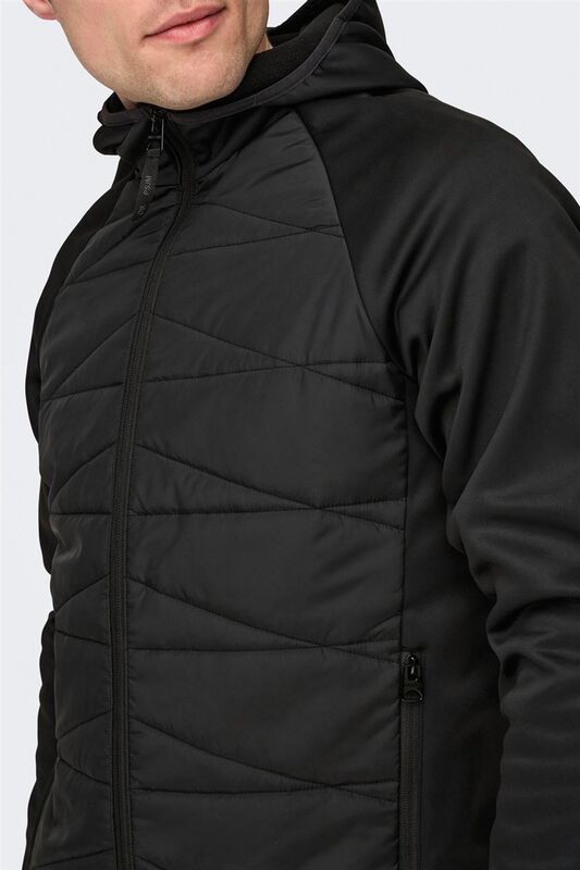 ONSLAN MIX JACKET OTW NOOS Erkek Siyah Mont - 22029643