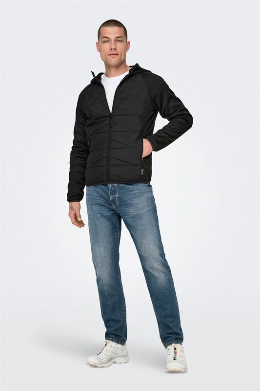 ONSLAN MIX JACKET OTW NOOS Erkek Siyah Mont - 22029643