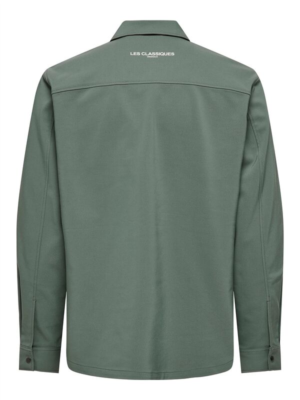 ONSLES CLASSIQUES OVERSHIRT LS SHIRT Erkek Yeşil UK Gömlek - 22030840