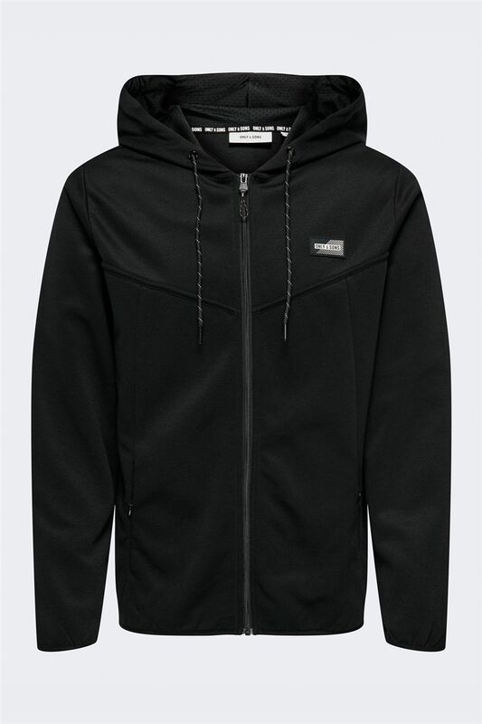 ONSLIAM REG HOODIE TRACKSUIT NOOS Erkek Siyah Sweatshirt - 22029842
