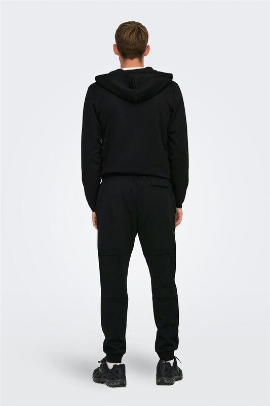 ONSLIAM REG HOODIE TRACKSUIT NOOS Erkek Siyah Sweatshirt - 22029842