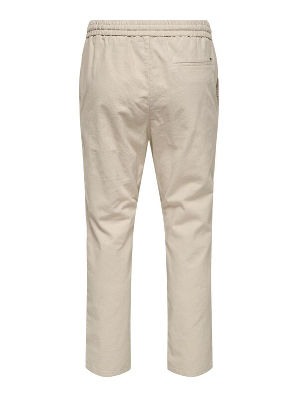ONSLINUS CROP 0007 COT LIN PNT NOOS Erkek Gri Eşofman Altı - 22024966