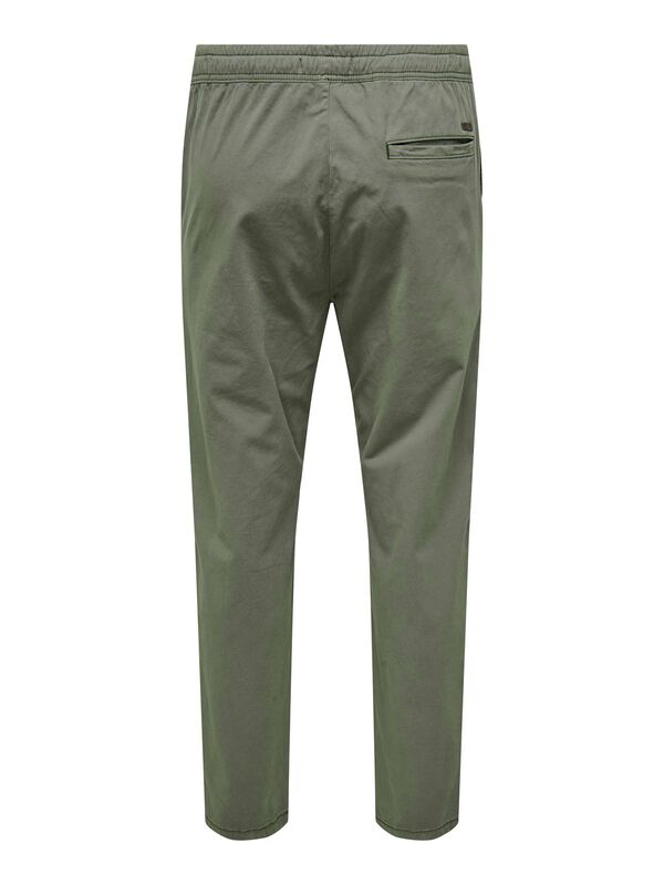 Only & Sons - ONSLINUS TAPER 0183 PANT NOOS Erkek Gri Pantolon - 22029765