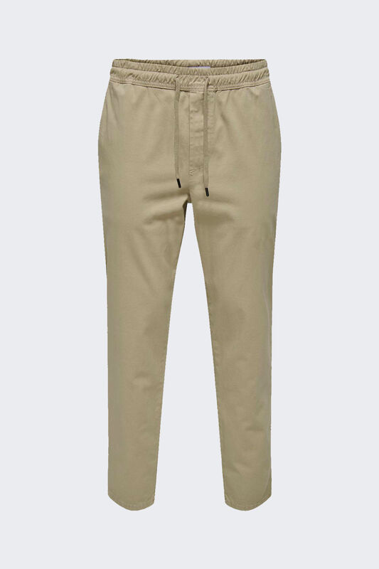 Only & Sons - ONSLINUS TAPER 0183 PANT NOOS Erkek Kahverengi Pantolon - 22029765