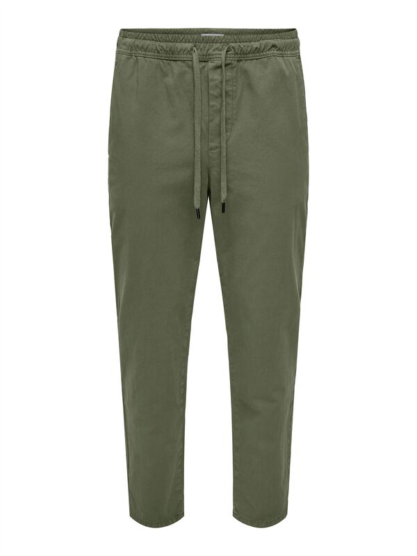 Only & Sons - ONSLINUS TAPER 0183 PANT NOOS Erkek Yeşil Pantolon - 22029765