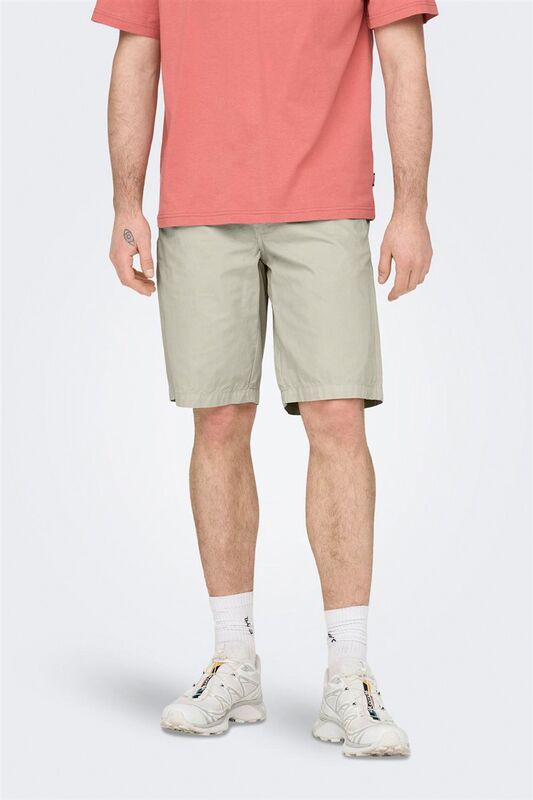 Only & Sons - ONSLOC SHORTS 0157 SHORTS Erkek Moonstruck Şort - OS22029213