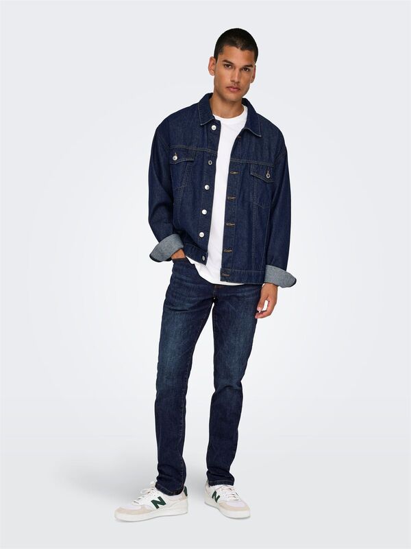 Only & Sons - ONSLOOM SLIM D. BLUE 6749 DNM JEANS NOOS Erkek Mavi Jean - 22026749