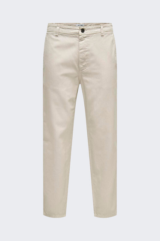 Only & Sons - ONSLOU TAPER 0194 PANT Erkek Bej Pantolon - 22030240